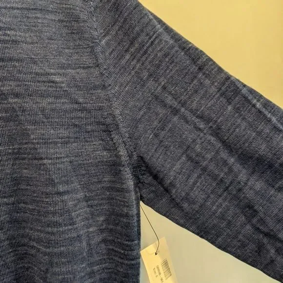 A.p.c. Heathered blue merino wool sweater S BNWT - Picture 4 of 8